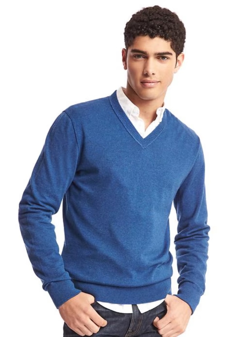 GAP Cotton V-Neck Sweater
